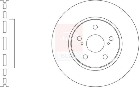 Apec Blue SDK6961 Brake Disc - 1