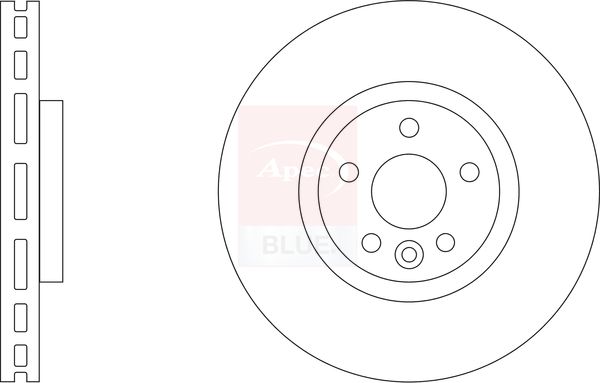 Apec Blue SDK6963 Brake Disc - 1