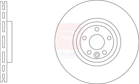 Apec Blue SDK6964 Brake Disc - 1