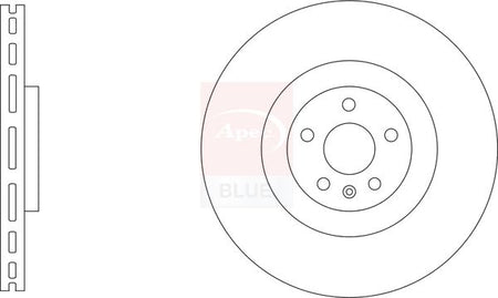 Apec Blue SDK6967 Brake Disc - 1