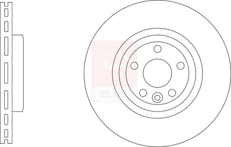 Apec Blue SDK6968 Brake Disc - 1
