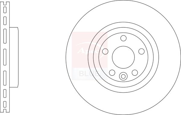 Apec Blue SDK6968 Brake Disc - 1