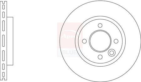 Apec Blue SDK6970 Brake Disc - 1