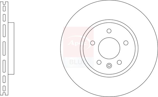 Apec Blue SDK6971 Brake Disc - 1