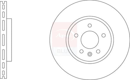 Apec Blue SDK6971 Brake Disc - 1