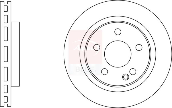 Apec Blue SDK6974 Brake Disc - 1