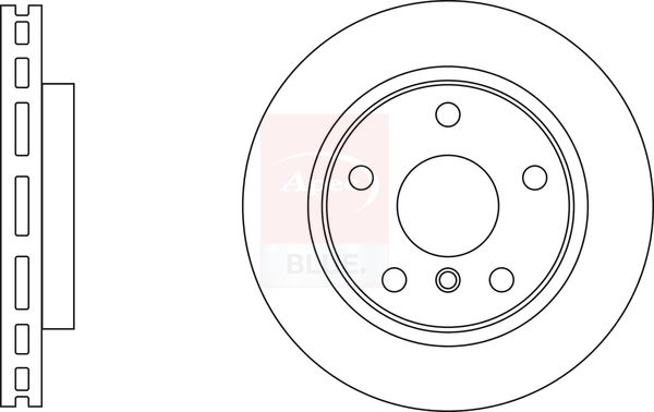 Apec Blue SDK6977 Brake Disc - 1