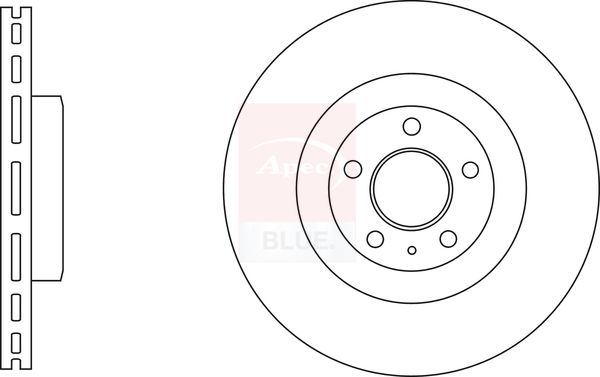 Apec Blue SDK6979 Brake Disc - 1