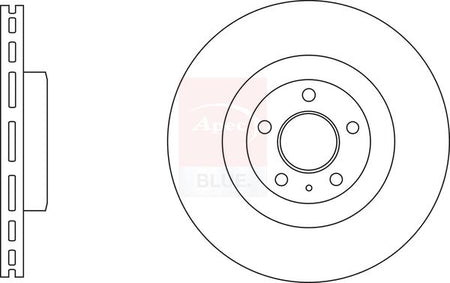 Apec Blue SDK6979 Brake Disc - 1