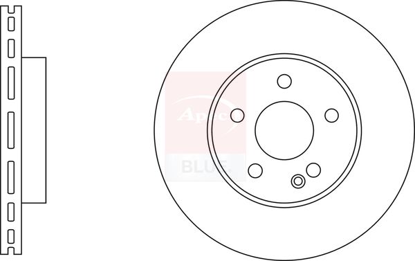 Apec Blue SDK6980 Brake Disc - 1