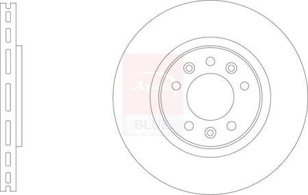 Apec Blue SDK6981 Brake Disc - 1