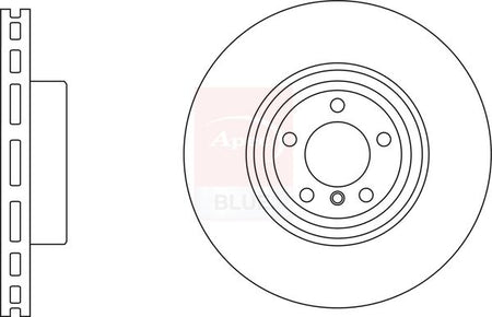 Apec Blue SDK6983 Brake Disc - 1