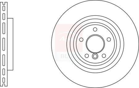 Apec Blue SDK6984 Brake Disc - 1
