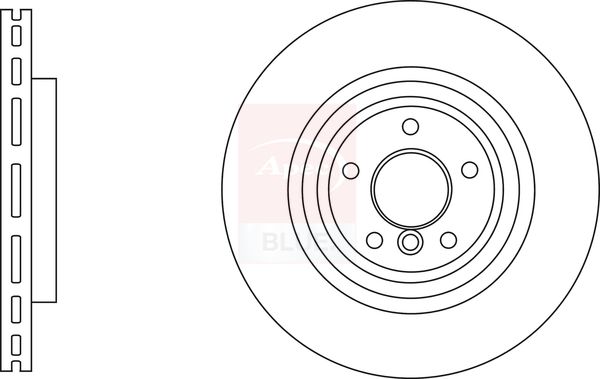 Apec Blue SDK6984 Brake Disc - 1