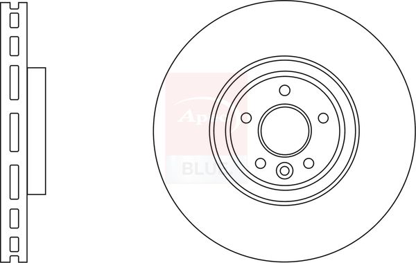 Apec Blue SDK6990 Brake Disc - 1