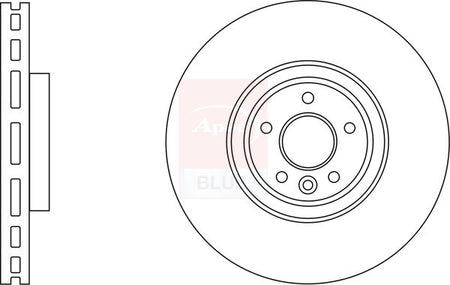 Apec Blue SDK6990 Brake Disc - 1