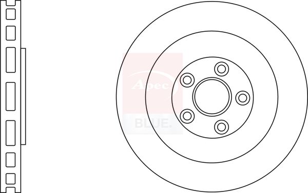 Apec Blue SDK6992 Brake Disc - 1