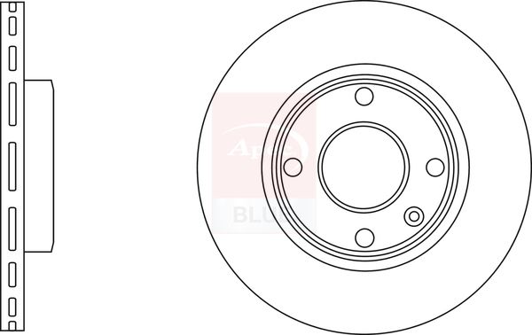 Apec Blue SDK6994 Brake Disc - 1
