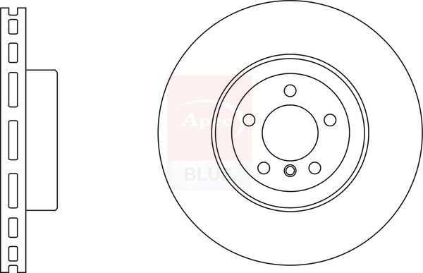 Apec Blue SDK6998 Brake Disc - 1