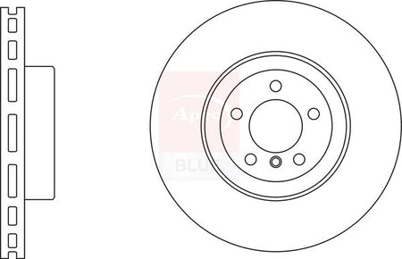 Apec Blue SDK6998 Brake Disc - 1