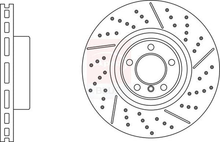 Apec Blue SDK7000 Brake Disc - 1