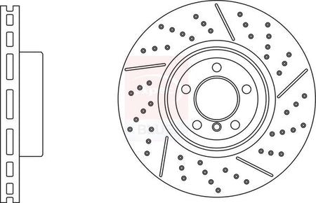 Apec Blue SDK7001 Brake Disc - 1