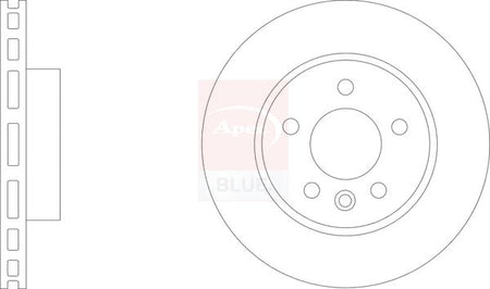Apec Blue SDK7005 Brake Disc - 1