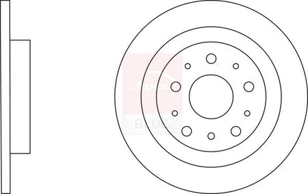 Apec Blue SDK7008 Brake Disc - 1