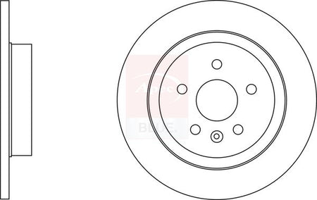 Apec Blue SDK7011 Brake Disc - 1