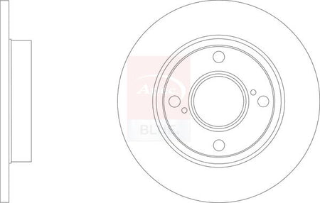 Apec Blue SDK7012 Brake Disc - 1