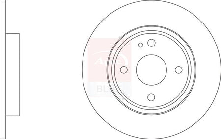 Apec Blue SDK7013 Brake Disc - 1