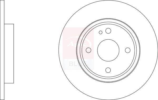 Apec Blue SDK7013 Brake Disc - 1