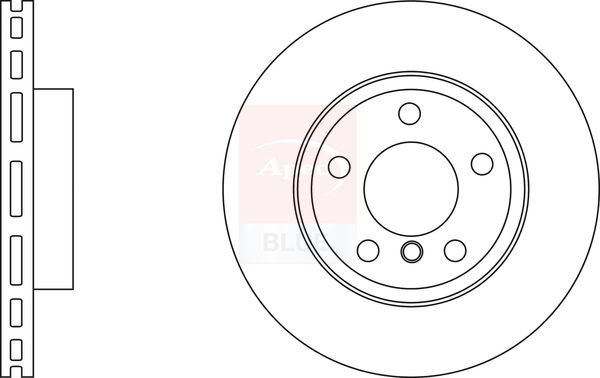 Apec Blue SDK7143 Brake Disc - 1