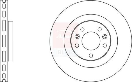 Apec Blue SDK7146 Brake Disc - 1