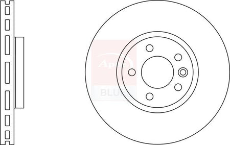 Apec Blue SDK7159 Brake Disc - 1
