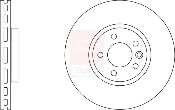 Apec Blue SDK7159 Brake Disc - 1