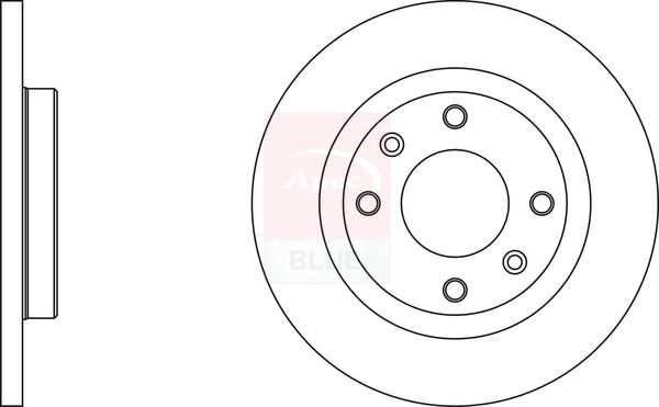 Apec Blue SDK7337 Brake Disc - 1