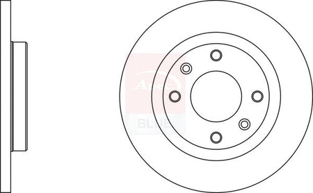 Apec Blue SDK7337 Brake Disc - 1