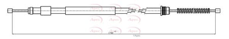 Apec CAB1001 Cable Pull, parking brake - 1