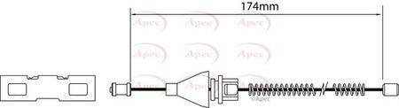 Apec CAB1137 Cable Pull, parking brake - 1