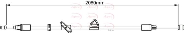Apec CAB1157 Cable Pull, parking brake - 1