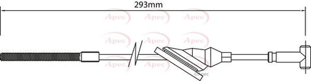 Apec CAB1170 Cable Pull, parking brake - 1
