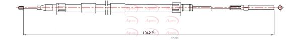 Apec CAB1210 Cable Pull, parking brake - 1