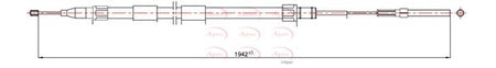 Apec CAB1210 Cable Pull, parking brake - 1