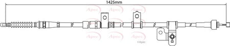 Apec CAB1227 Cable Pull, parking brake - 1