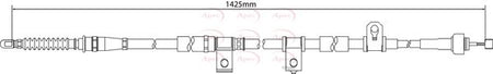 Apec CAB1228 Cable Pull, parking brake - 1