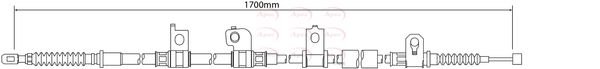 Apec CAB1231 Cable Pull, parking brake - 1