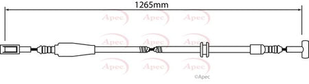 Apec CAB1242 Cable Pull, parking brake - 1