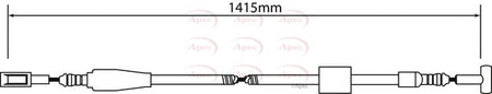 Apec CAB1243 Cable Pull, parking brake - 1