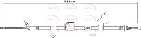 Apec CAB1320 Cable Pull, parking brake - 1